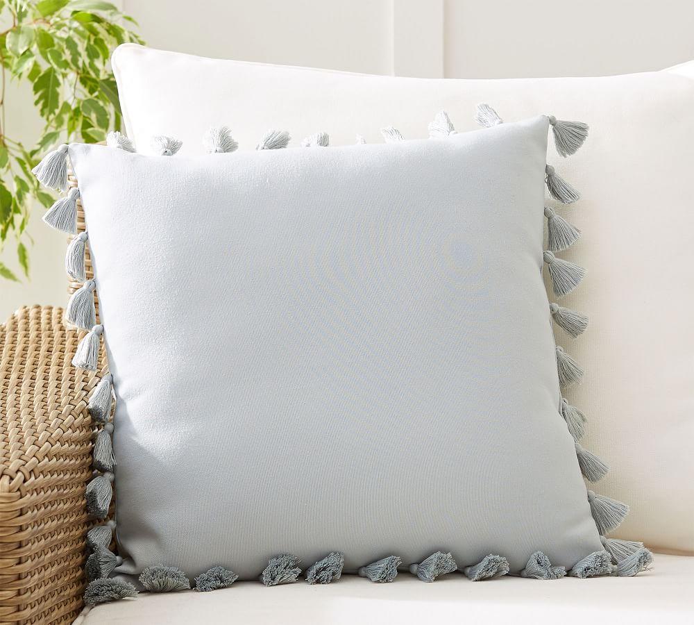 Pottery barn tassel pillow sales